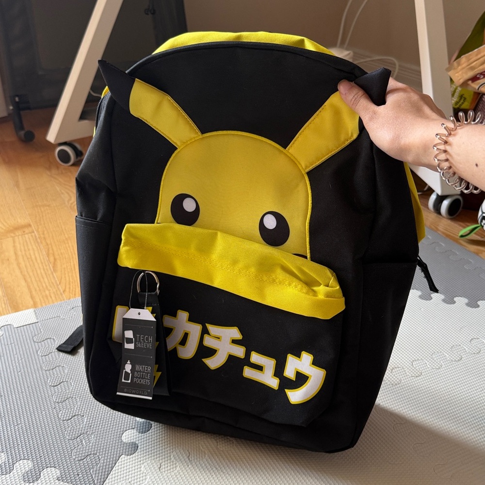 Bioworld Pokémon Yellow and Black Backpack
